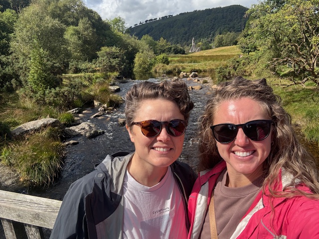 Pausing for a break by the river. CC:Author