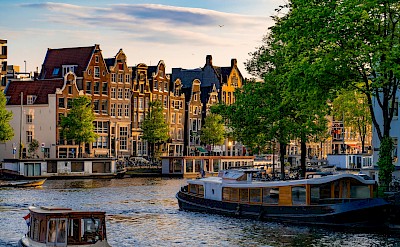 Classic canal houses in Amsterdam. pexels-paul-scheelen