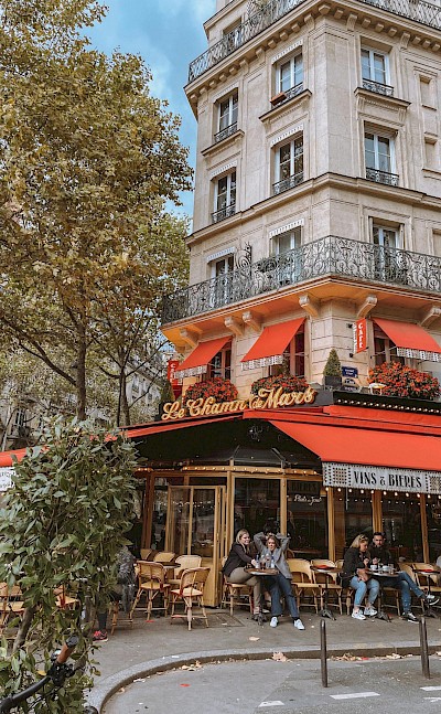 Cafe de Flore, a quintessential Parisian cafe in Saint-Germain-des-Pres, Paris. pexels@agirldiary