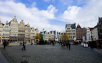 Grote Markt, Antwerp - the bustling main square featuring the Brabo Fountain. pexels@markus winkler