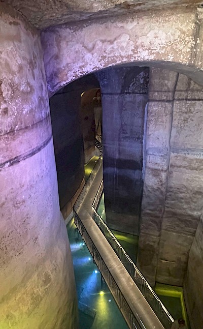 Palombaro Lungo, the ancient Roman cisterns beneath the city in Matera. cc@Heather