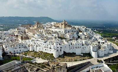 Ostuni, the “White City” perched on a hilltop. unsplash@lucaDimola