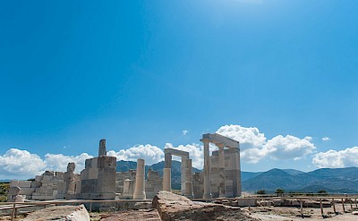 The Portara of Naxos - the iconic marble gateway overlooking the Aegean Sea. toIH