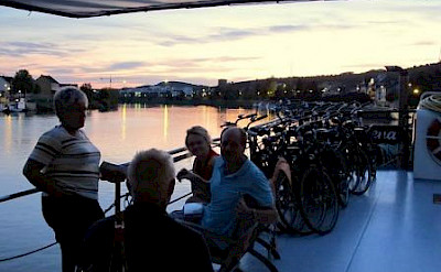 Sun deck - La Belle Fleur | Bike & Boat Tours