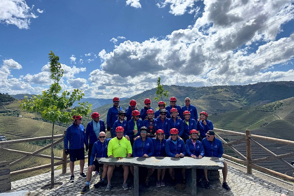 Tripsite Travelers on the Douro Valley E-Bike & Boat Tour. Photo by Dan H