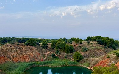 A former bauxite quarry lake near Otranto, now a natural oasis. unsplash@Luca