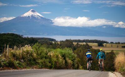Cycling near Lake Llanquihue. toAT