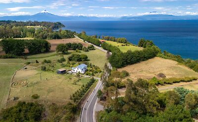 Osorno Volcano overlooking Lake Llanquihue. toAT