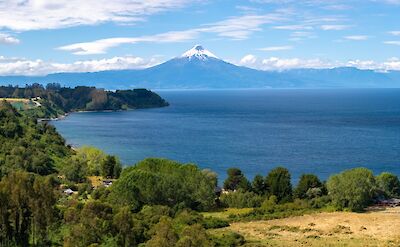 Osorno Volcano overlooking Lake Llanquihue. toAT
