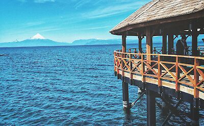 Lake Llanquihue with Osorno Volcano on the horizon. unsplash@JaimeSainteMarie