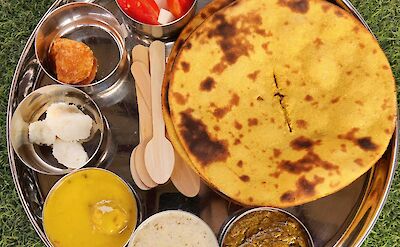 Traditional Indian thali meal. pexels@ShubhamSingh