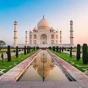 India from Kochi to Delhi - Taj Mahal at sunrise, Agra. unpslash@gettyimages