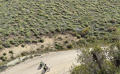 Wide open gravel riding on Argentina to Chile bike tour. toAT