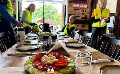 Wonderful dinners on Argentina to Chile bike tour. toAT
