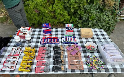 Snack time on Argentina to Chile bike tour. toAT