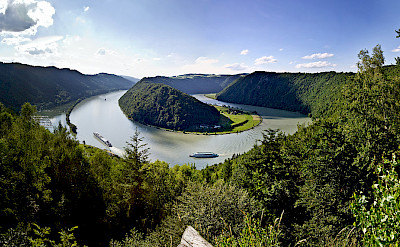 Danube Bend near Schlogen, Austria. &copy;TO
