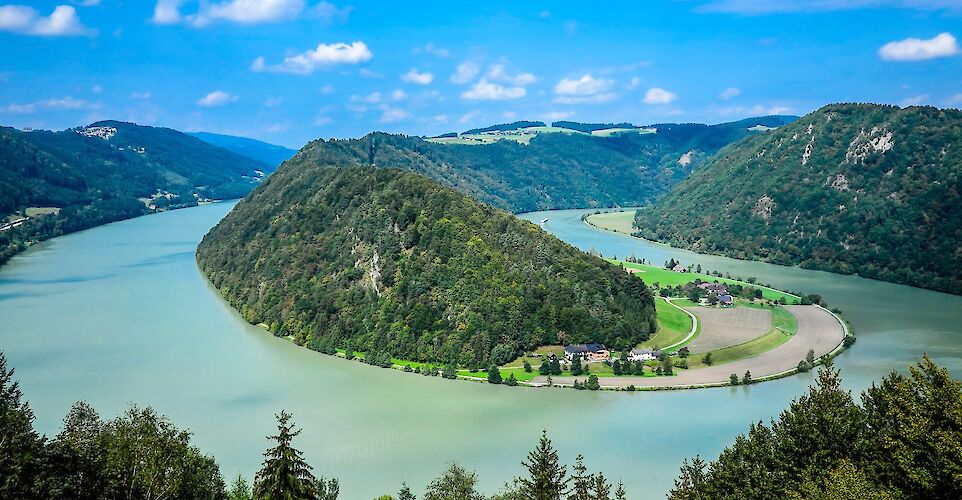 The Great Danube Loop at Schl&ouml;gen. Pixabay:Leonard Niederwimmer