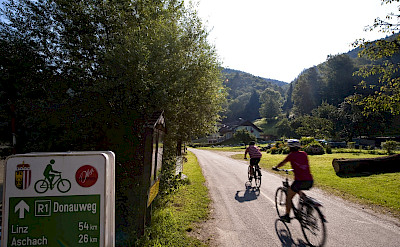 Biking the Danube Bike Path (Donauweg). &copy;TO