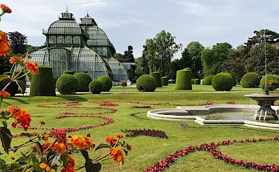 Gardens around a glasshouse, Vienna, Austria. Unsplash@Angie Ca Ro