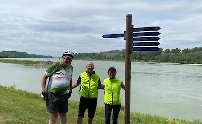 TripSite cyclists enjoying the Four Country Tour along the Danube! &copy;Kevin Armstrong