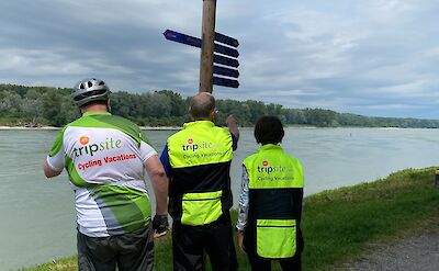 TripSite cyclists enjoying the Four Country Tour along the Danube! &copy;Kevin Armstrong