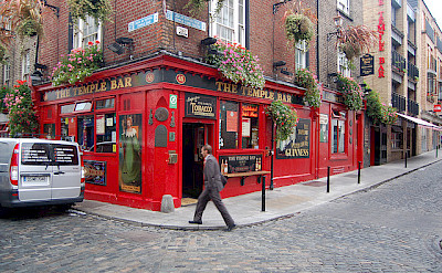 Temple Bar in Dublin, Ireland. Flickr:Aidan Casey