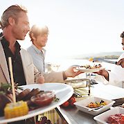 Outdoor dining | Luna | Bike & Boat Tour