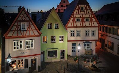 Colorful fa&ccedil;ades in the historic Old Town of Kitzingen. Flickr@HeinzBunse