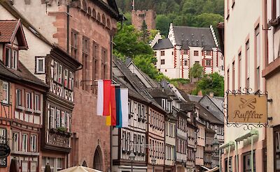 Miltenberg's colorful timber-frame buildings. Flickr@Scott Dexter