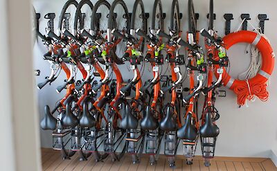 Bike Storage | Ave Maria Portegrandi | Bike & Boat Tour