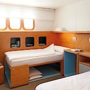 Twin Cabin | Ave Maria Portegrandi | Bike & Boat Tour