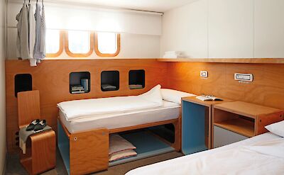 Twin Cabin | Ave Maria Portegrandi | Bike & Boat Tour