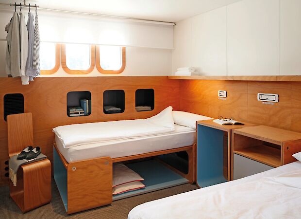 Twin Cabin | Ave Maria Portegrandi | Bike & Boat Tour