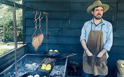 Preparing a traditional meal. cc-mikky