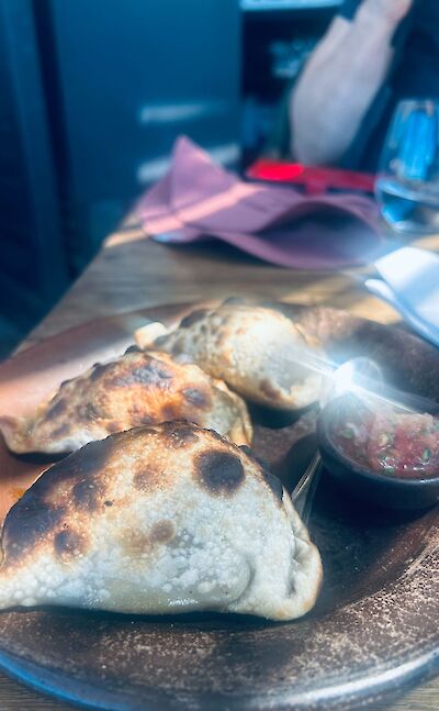 Freshly baked empanadas. cc-mikky