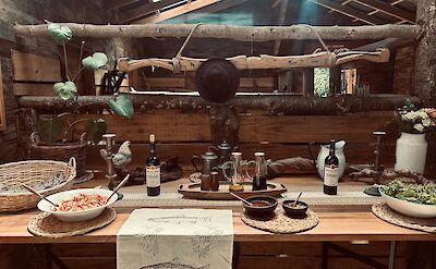 Rustic dining space in southern Chile. cc-Mikky