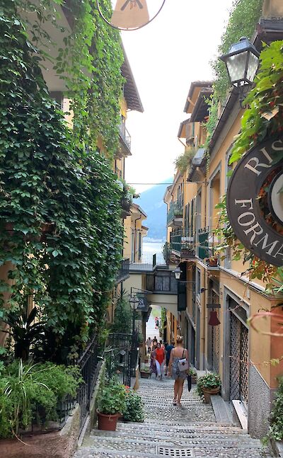 The streets of Bellagio. cc@Heather