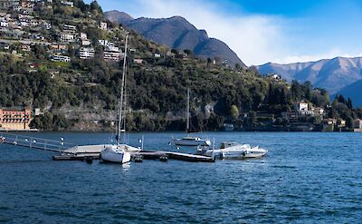 Hillside villas and sailboats. to@BLCT