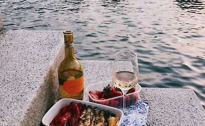 Lakeside picnic. unsplash@DariaLitvinova