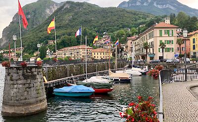 Lakeside harbor in Menaggio. cc@Heather