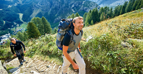 Hiking through the mountains. Unsplash@Getty Images