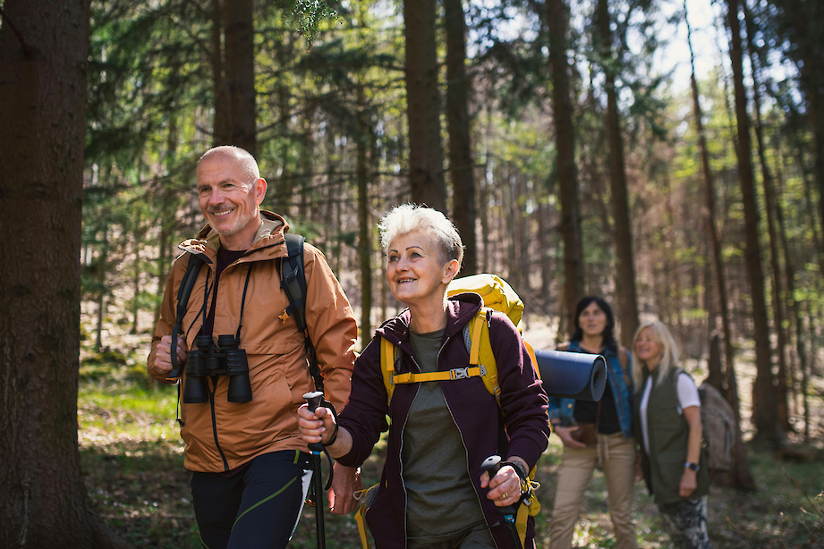 Hiking tour through a forest. Unsplash@Getty Images
