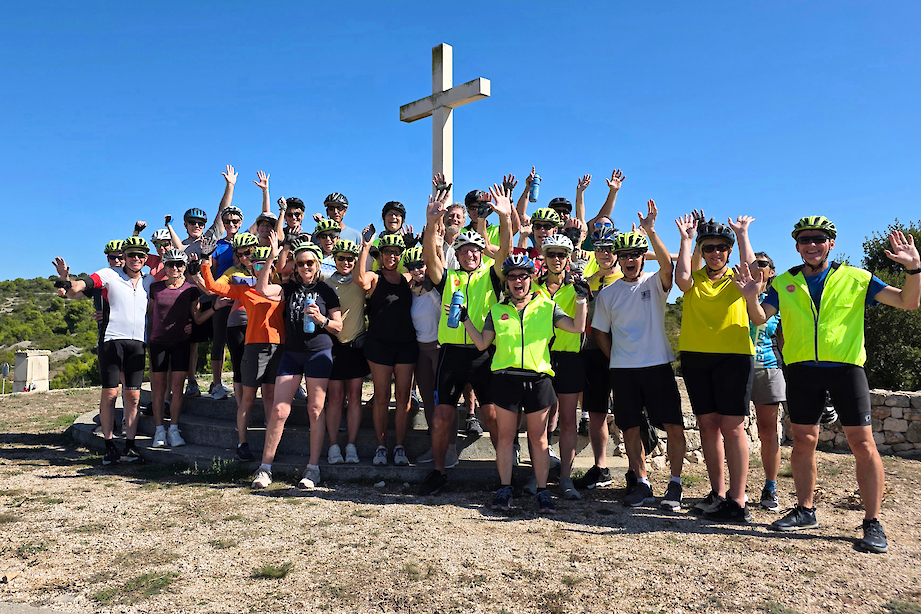 Tripsite travelers on the 'Highlights of Dalmatia E-Bike & Boat' tour. CC:Addie T