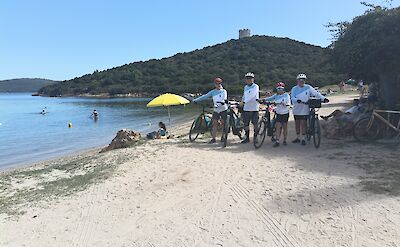 Beachfront stop along the cycling route. toBTS