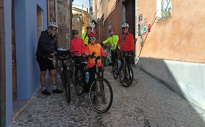 Cycling through the historic streets. toBTS