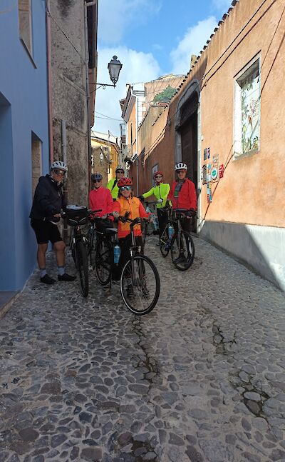 Cycling through the historic streets. toBTS