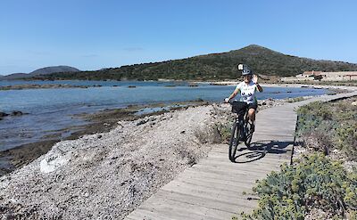 Coastal cycling route through protected landscapes. toBTS