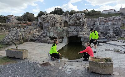 Exploring the archaeological site of Tharros on the Sinis Peninsula. toBTS