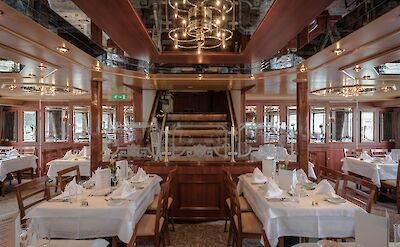Dining Area | MS Switzerland | Boat & Bike Tour