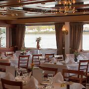 Dining Area | MS Switzerland | Boat & Bike Tour
